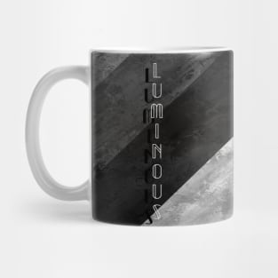 Gray abstract design Mug